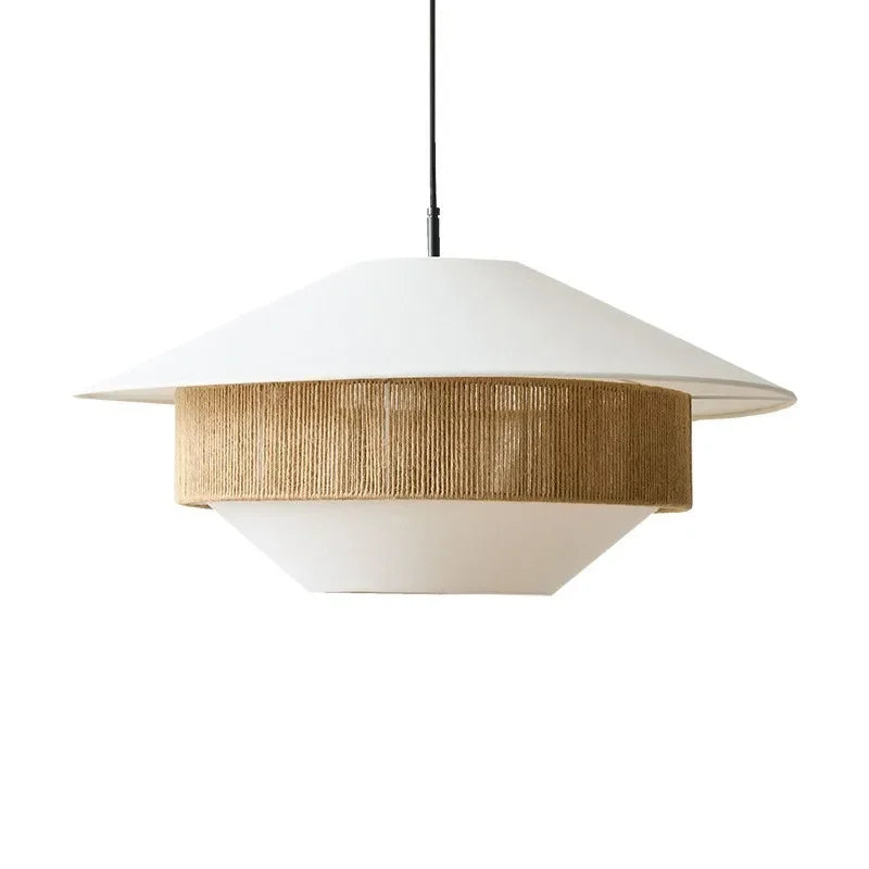 DecorBites™ Japanese Hemp Rope Chandelier for Kitchen, Bedroom, and Hotel - Minimalist Home Decor