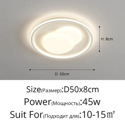 DecorBites™ LED Chandelier Light for Bedroom Living Room Kitchen Indoor Ceiling Lighting