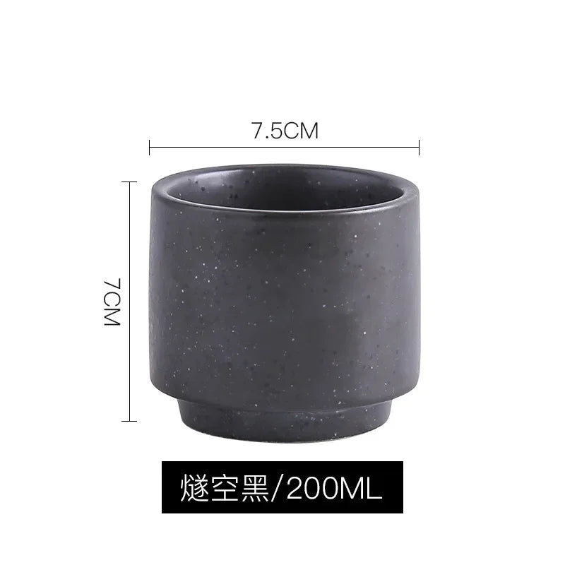 DecorBites™ Japanese Style Ceramic Coffee Cup for Personal Use