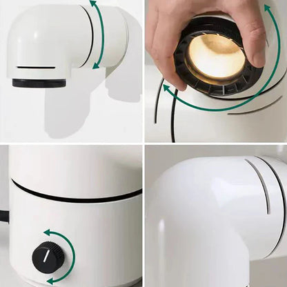 DecorBites™ LED Wall Light White Red PVC 4000K Modern Sconce for Bedroom Living Room