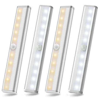 DecorBites™ LED Motion Sensor Night Light for Cabinets Wardrobe Bedroom - 6/10 LEDs
