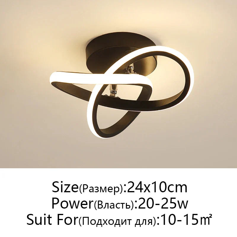 DecorBites™ LED Ceiling Lamp for Modern Spaces - Minimalist Indoor Lighting