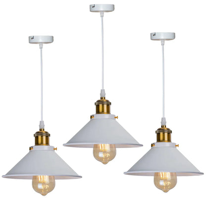 DecorBites™ Industrial Retro LED Hanging Chandelier Pendant Light for Home Dining, Bar, and Restaurant Décor