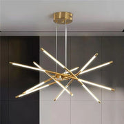 Decorbites™ Gold LED Deckenleuchter für Wohnzimmer Schlafzimmer Küche - Dimmbare Pendelleuchte
