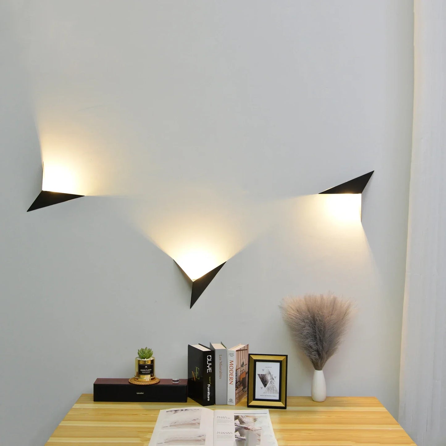 DecorBites™ LED Indoor Wall Lamps for Home Decor, Living Room, Bedroom, and Bedside Lighting