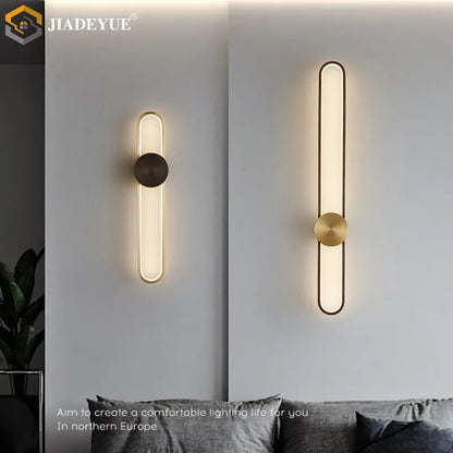 Lámpara de pared LED larga DecorBites™ para sala de estar, mesilla de noche o pared trasera del televisor