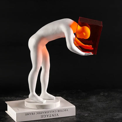 ديكوربايتس™ منحوتات تجريدية على شكل قفص لجسم الإنسان والعقل