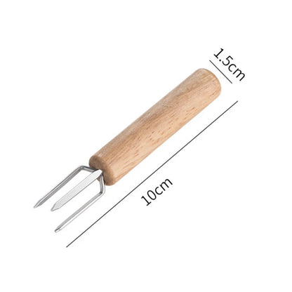 DecorBites™ Espresso Stirrer: Professional Barista Tool with Natural Wood Handle
