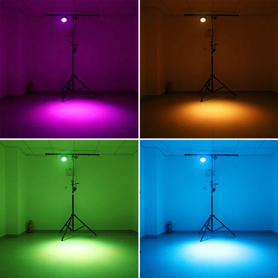 Decorbites™ Luz PAR RGB de 36 LED para DJ Fiesta Disco Espectáculo de Escenario