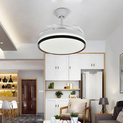 DecorBites™ 48 Inch Dimmable Decorative Ceiling Fan with Remote Control and LED Light