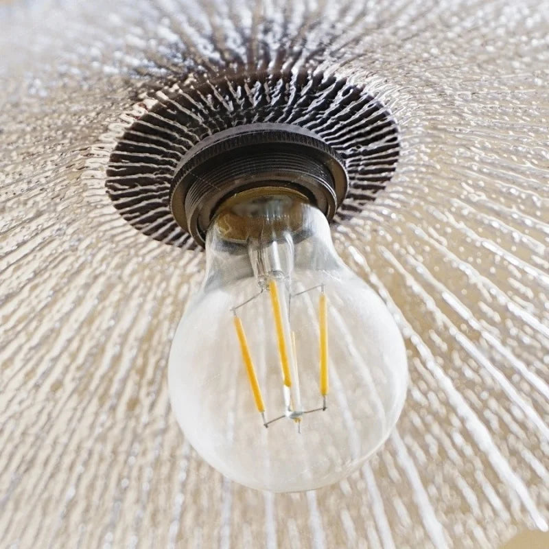 Lámparas colgantes LED DecorBites™ de vidrio y madera para decoración del hogar e iluminación de restaurantes