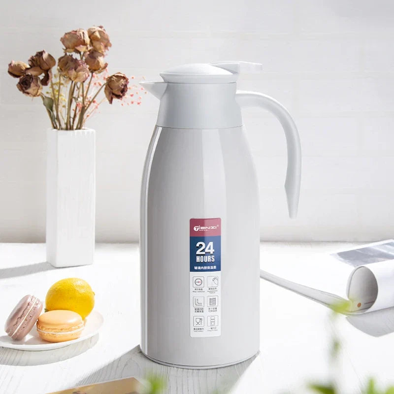 DecorBites™ InsulaVacuum Bottle Glass Liner Large-capacity Thermos - Household Portable Drinkware