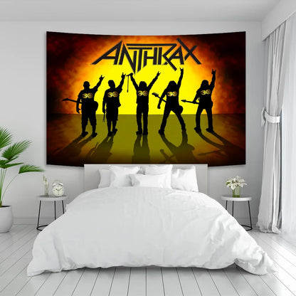 Anthrax Band Wall Hanging Tapestry Room Decor Posters - Decobites Tapestries Bestseller