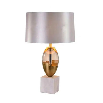 DecorBites™ Crystal Fabric Table Lamp: Nordic Design for Bedside, Desk, Living Room & Bedroom
