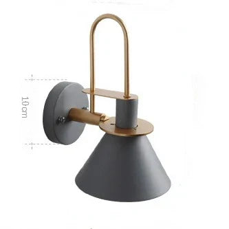 DecorBites™ LED Horn Wall Lamp: Modern Nordic Sconces for Bedside, Living Room, Home Decor