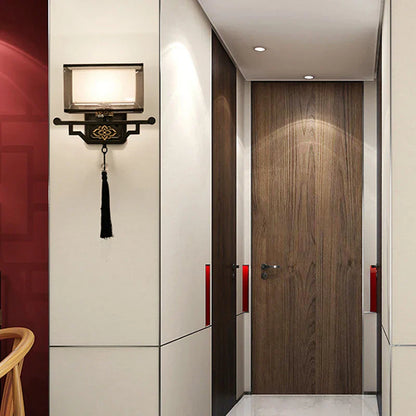 DecorBites™ Elegant Fabric Wall Lamp for Living Room Bedroom, Modern LED Lighting Fixtures