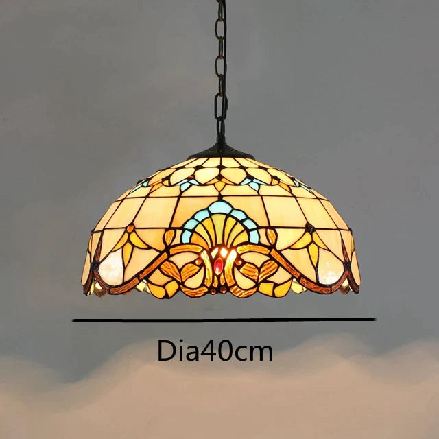 Decorbites™ Bunte Glas-Lüster: Retro Tiffany-Stil Lampe für kreative Heimdekoration