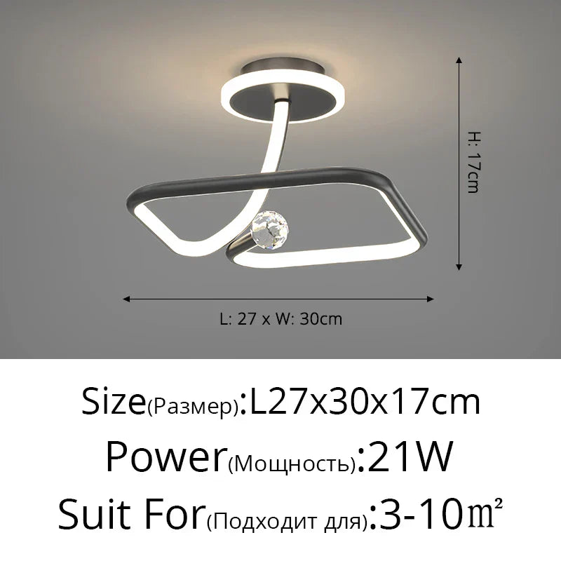 DecorBites™ LED Ceiling Light Chandelier for Home Decor Lighting Fixture