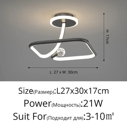 DecorBites™ LED Ceiling Light Chandelier for Home Decor Lighting Fixture