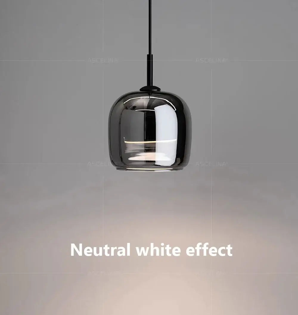 DecorBites™ Nordic Glass LED Pendant Chandelier - Modern Luxury