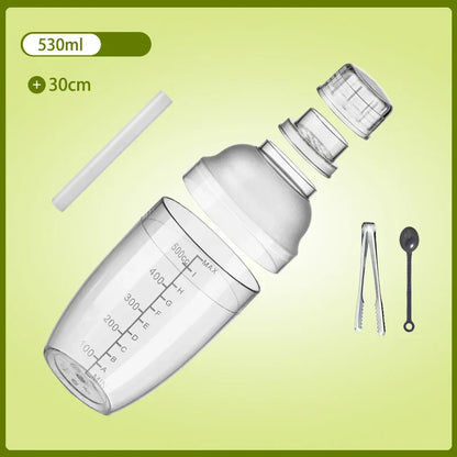 DecorBites™ Cocktail Shaker: Bartender's Beverage Mixer for Champagne & Cocktails