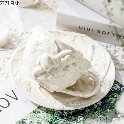 مجموعة أدوات المائدة الخزفية DecorBites™ Angel Relief