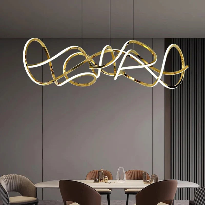 DecorBites™ LED Pendant Light Chandeliers for Modern Living and Dining Room Lighting