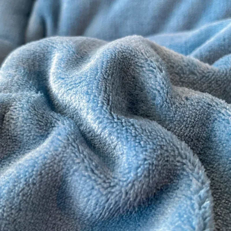 Decobites Thick Milk Fleece Winter Blanket for Ultimate Warmth and Comfort