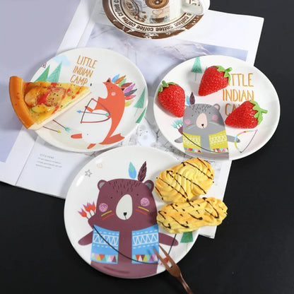Juego de platos DecorBites™ con forma de hueso para aperitivos - Plato pequeño de melamina para dulces, pasteles y golosinas