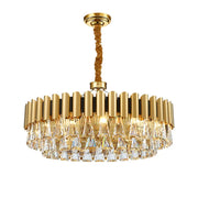 Gold Nordic Crystal Chandelier Polished Dia100cm