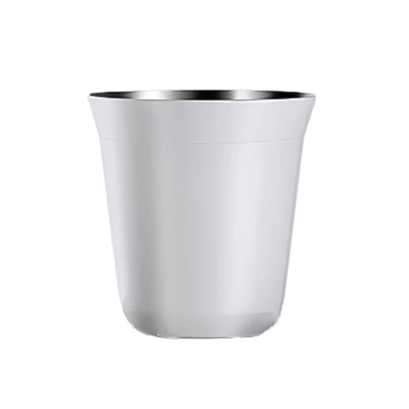 DecorBites™ Double Walled Espresso Cups, Insulated Coffee Tumbler, Unbreakable Stainless Steel Cup
