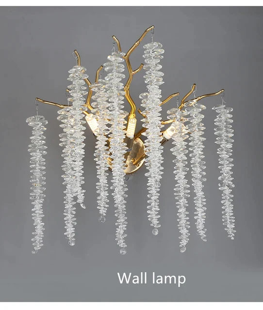 DecorBites™ Crystal Tassel LED Chandeliers for Luxury Home Decor