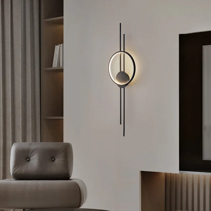 DecorBites™ LED Wall Lights: Elegant Minimalist Sconce with 3 Dimming Modes