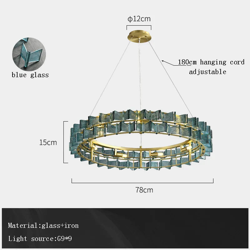 DecorBites™ Butterfly Glass Chandelier for Elegant Dining Room Decor