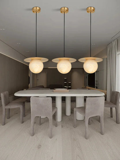 ديكوربايتس™ مصابيح معلقة من الرخام المرمري لديكور غرف الطعام والمطابخ والبار الفاخرة