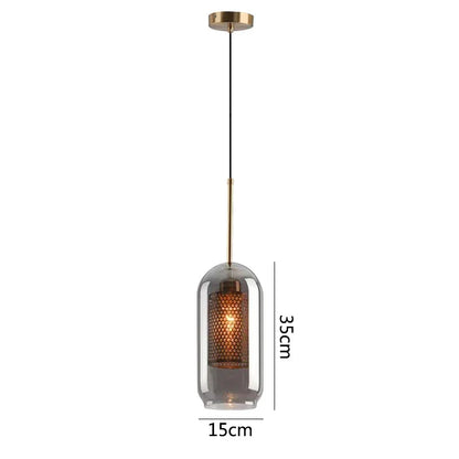 DecorBites™ Glass Pendant Lights: Nordic Style Dining Kitchen Bedroom Lighting Fixtures