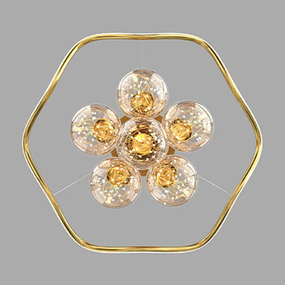 DecorBites™ Bubble Pendant Chandelier: Modern Dimmable LED Lighting for Home Decor