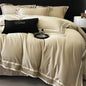 Decobites 1000TC Luxury Embroidery Bedding Set - Full/Queen/King 4Pcs