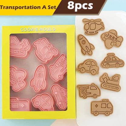 DecorBites™ Engineering Truck Cookie Cutters Set
