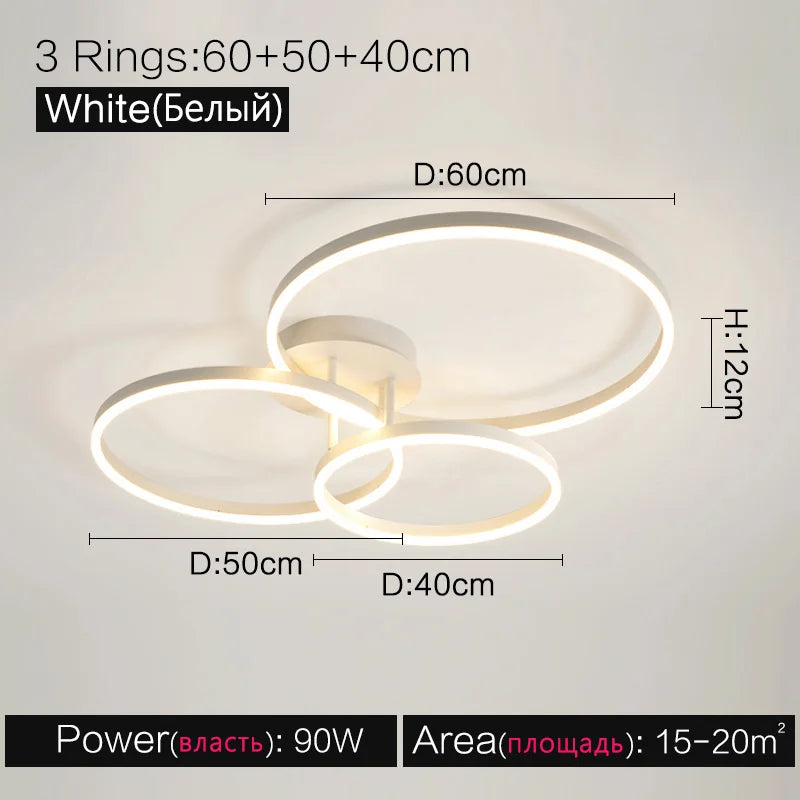 DecorBites™ Ceiling Lamp Set for Bedroom, Study & Modern Atmosphere