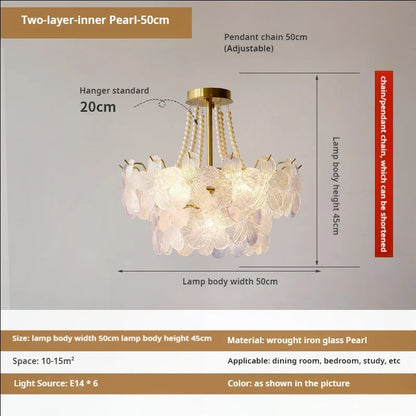 DecorBites™ Leafless Crystal Chandelier: Modern French Living Room & Bedroom Lighting