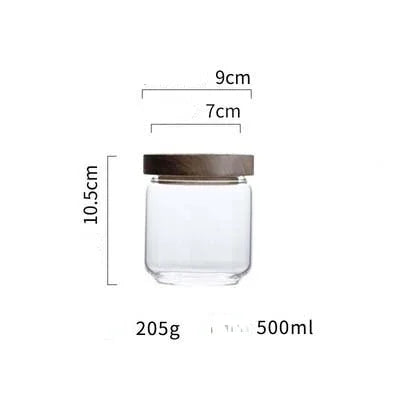 Frascos de vidrio herméticos DecorBites™ con tapas herméticas