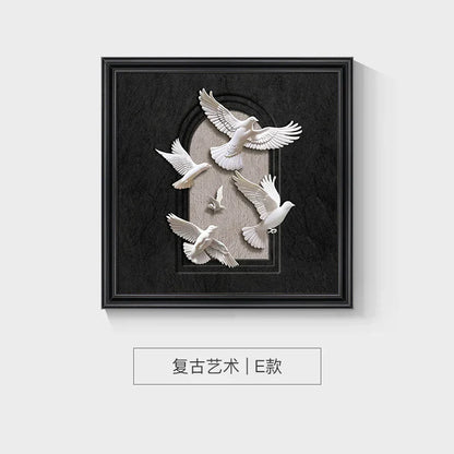 مجموعة إطارات ديكور حائط على شكل حيوانات من DecorBites™، لوحة فنية، ملصق، ديكور جمالي للغرفة