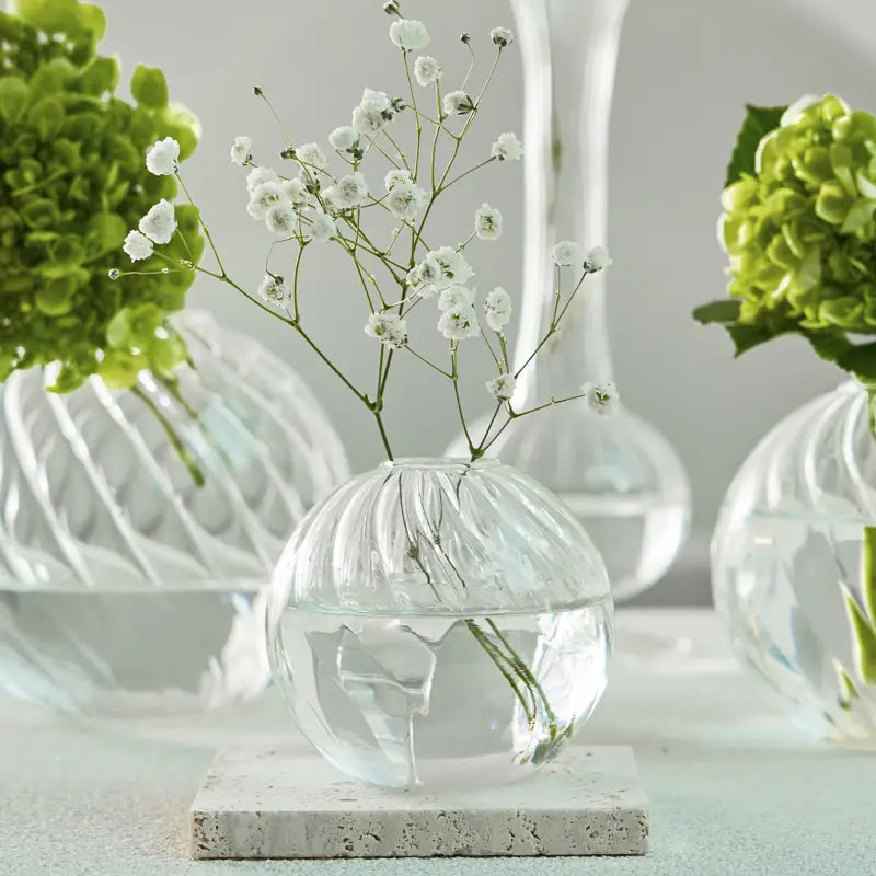 Modern Nordic Glass Vases Set for Home and Wedding