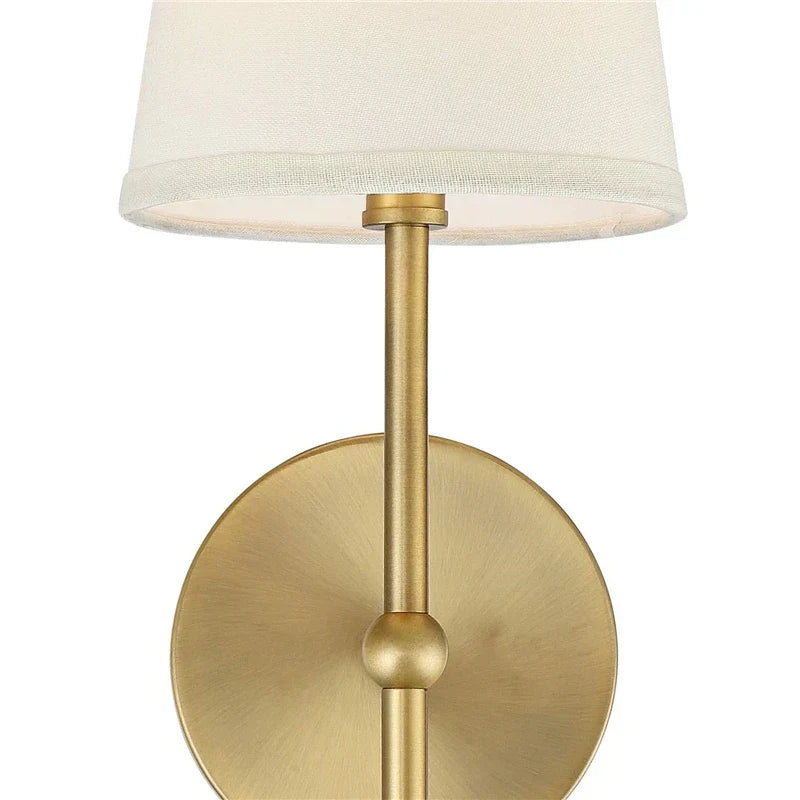 DecorBites™ LED Wall Lamp: American Minimalist Black Gold Light for Living Room and Bedroom