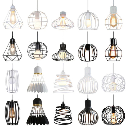 DecorBites™ Industrial Metal Ball Pendant Light for Bedroom Kitchen Island