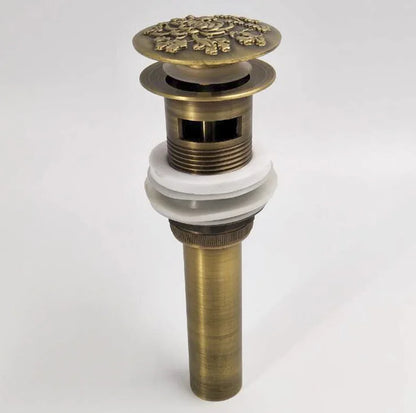 مصفاة حوض من النحاس العتيق من DecorBites™ - ملحق حمام