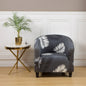 Decobites Printed Tub Chair Cover - Armchair Slipcover for Club Sofa