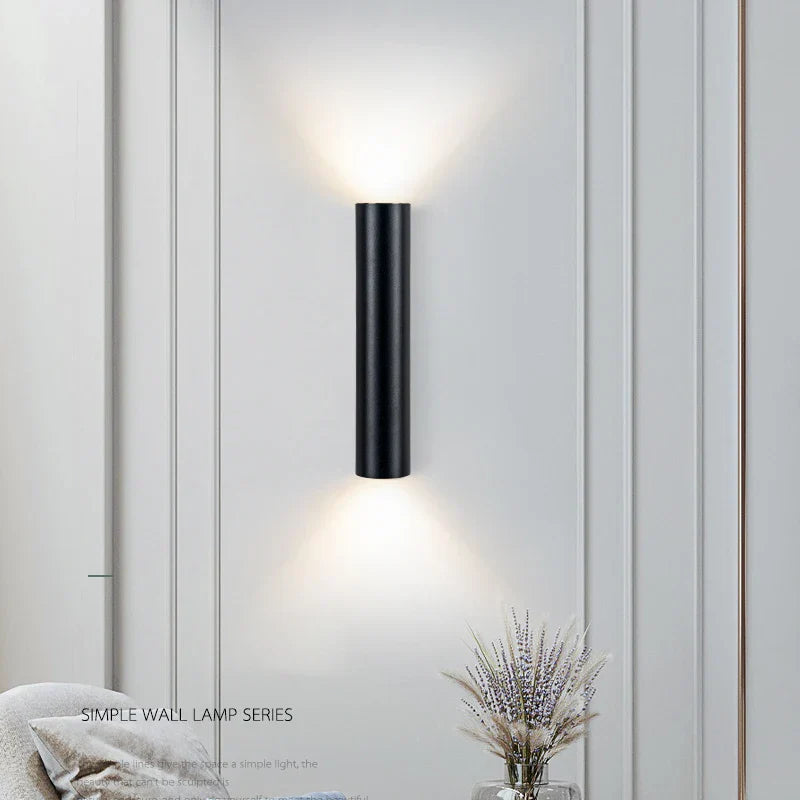Lámpara de pared de aluminio LED Decorbites™ para decoración de iluminación interior en sala de estar, dormitorio, comedor y mesita de noche.