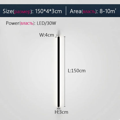 DecorBites™ Elegant Black LED Wall Lamp for Bedroom, Living Room, Aisle, Sofa, & Ceiling